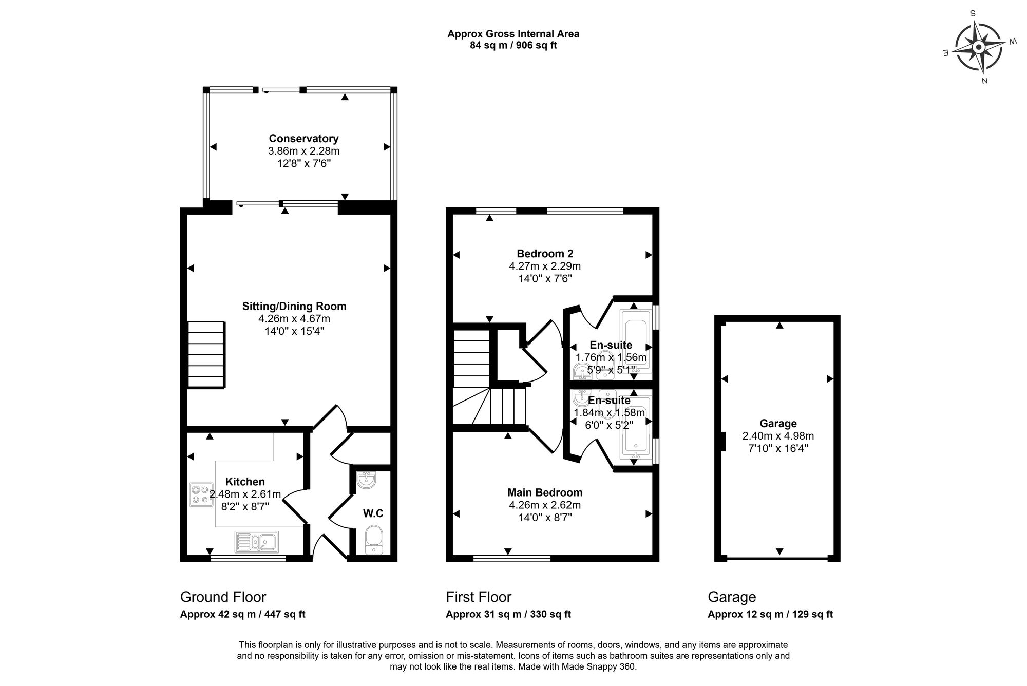 13 Gainsborough Close, Torquay floorplan
