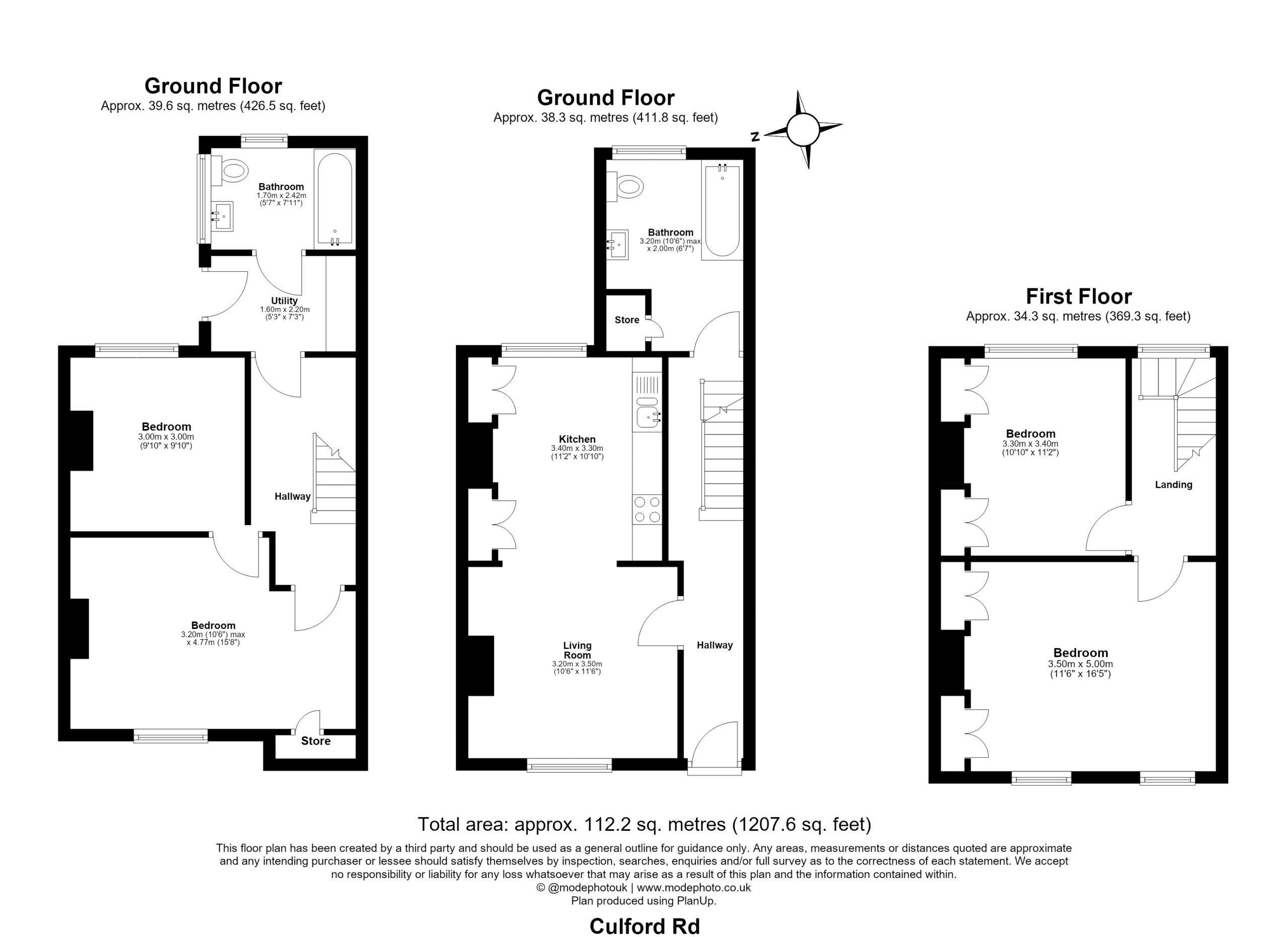 94, Culford Road, London floorplan