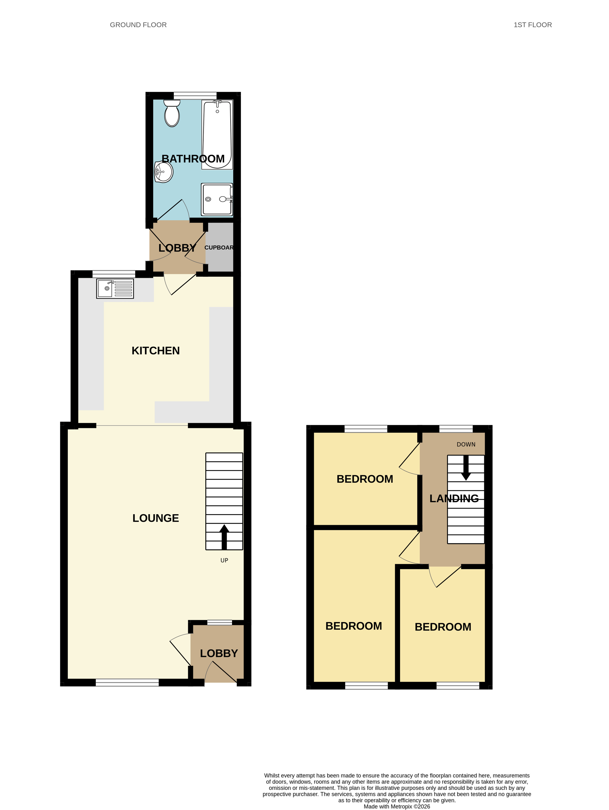 18, Hamilton Street, Pentrebach, Merthyr Tydfil floorplan
