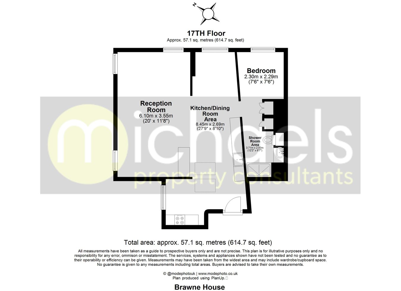 Brawne House, Brandon Estate, London floorplan