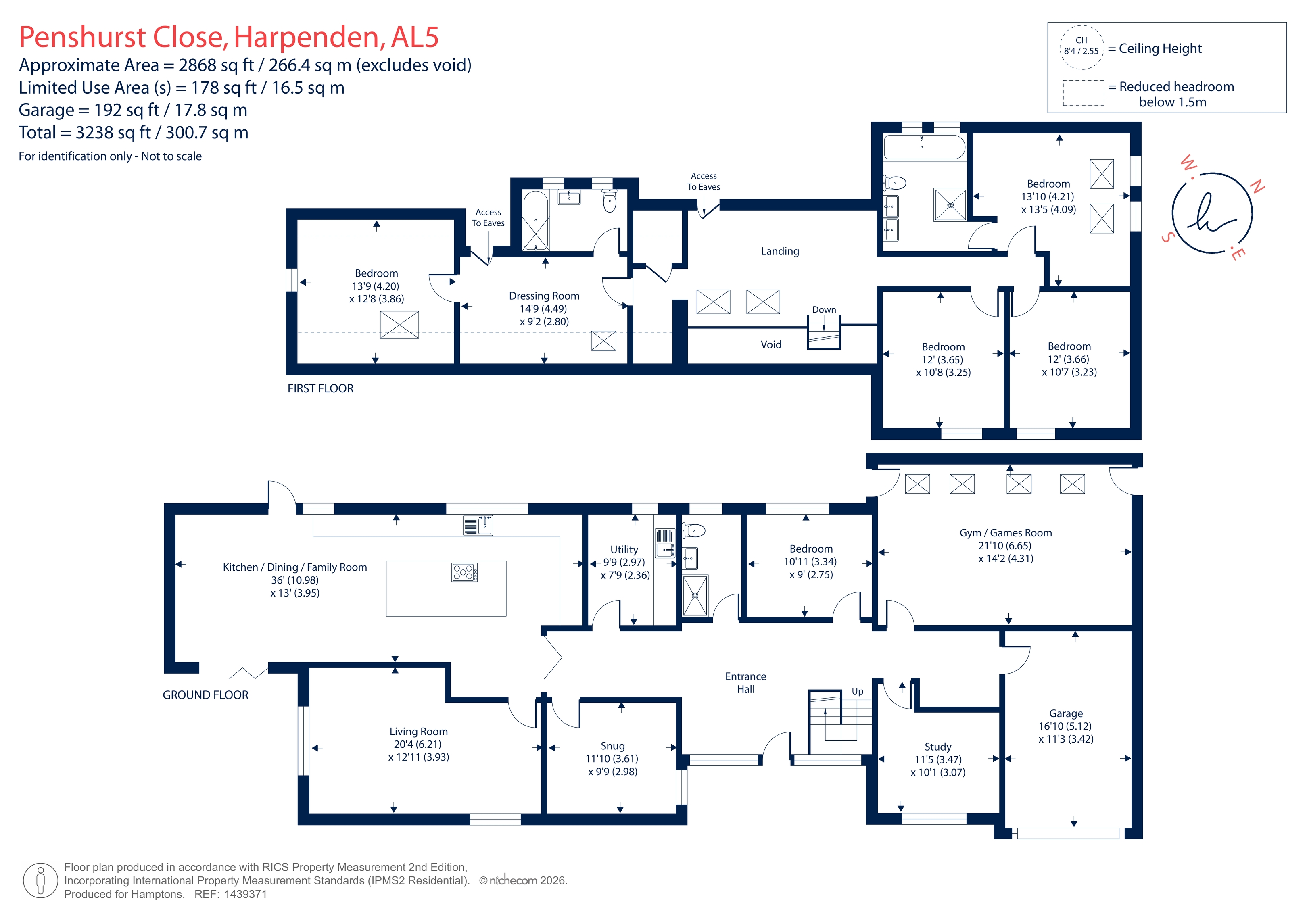 8, Penshurst Close, HARPENDEN floorplan