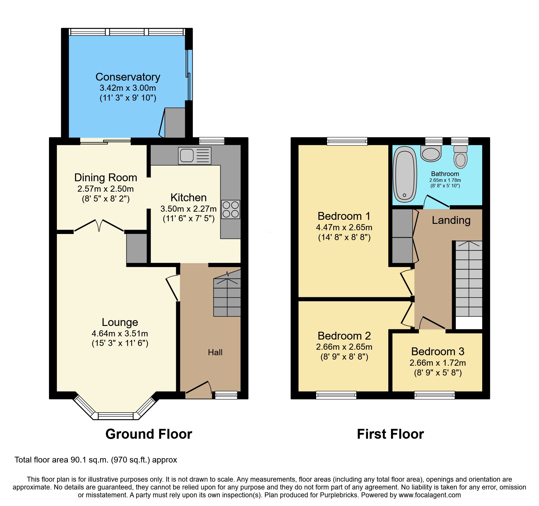 13, Crouch Drive, Witham floorplan
