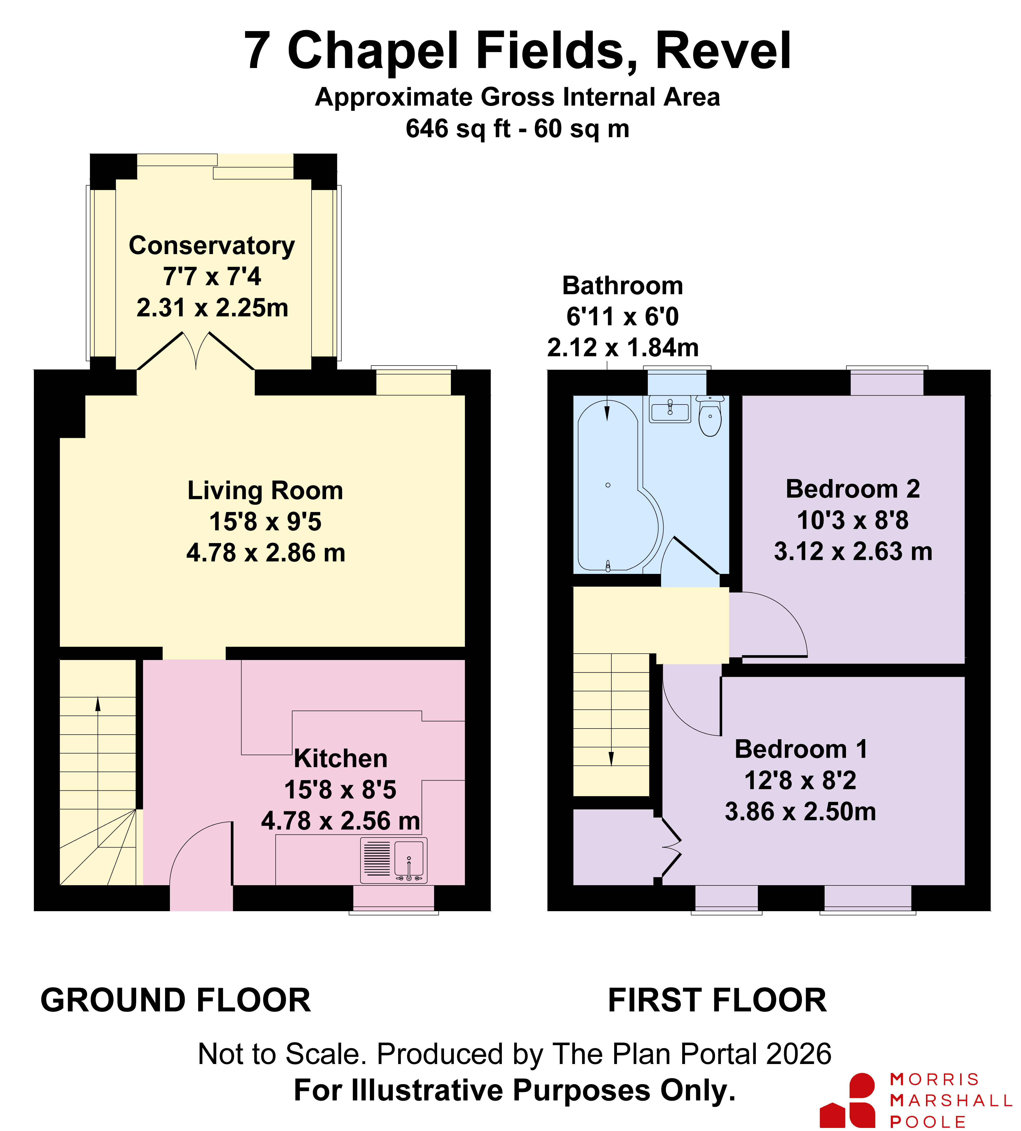 7, Chapel Fields, Berriew floorplan