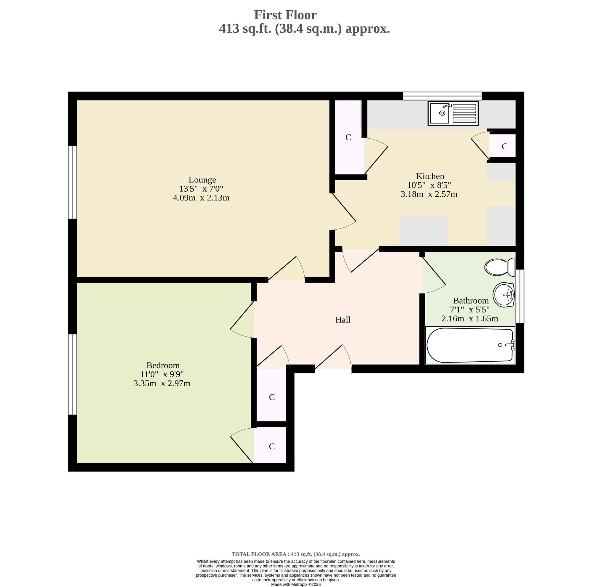 25 Jennings Way, Diss floorplan