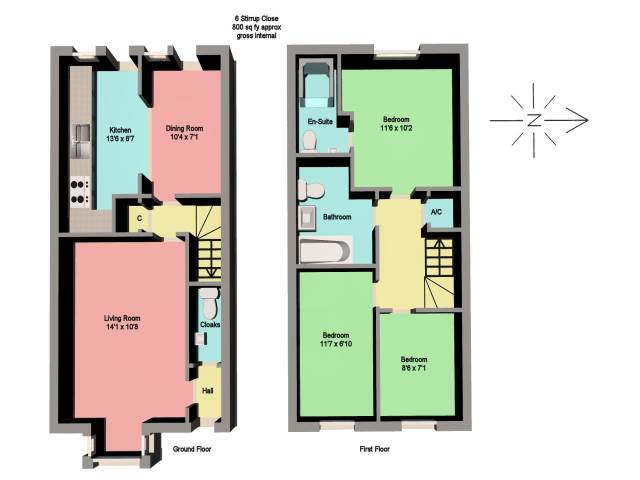 3 Bedrooms Semi-detached house to rent in Stirrup Close, Newbury, Berkshire RG14