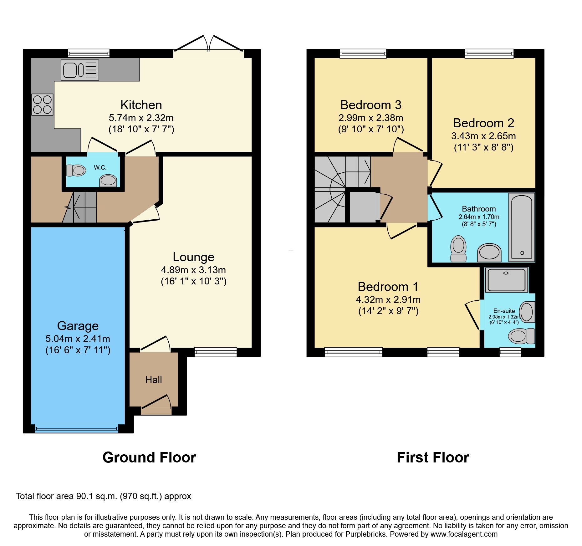12, Eider Close, Amble floorplan