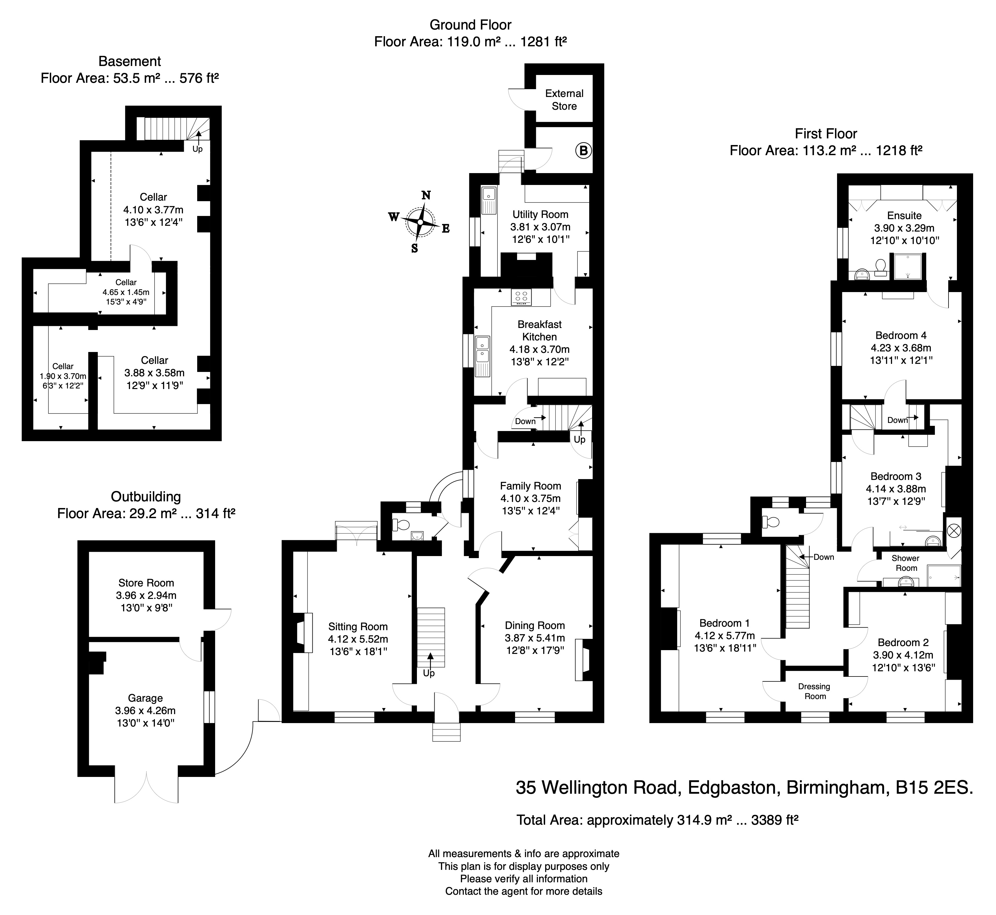 35, Wellington Road, Birmingham floorplan