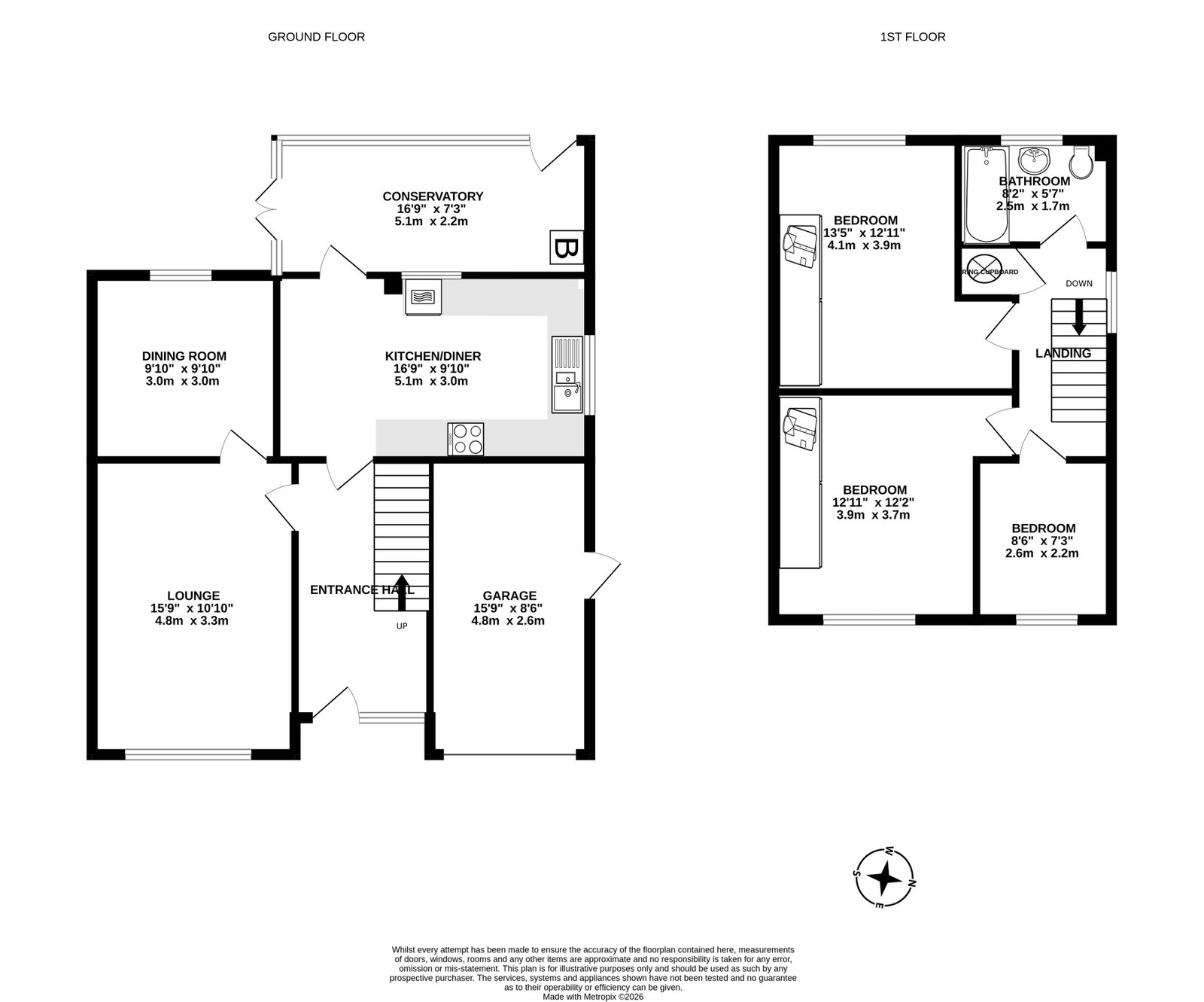 45, Knapton Avenue, Billingham floorplan