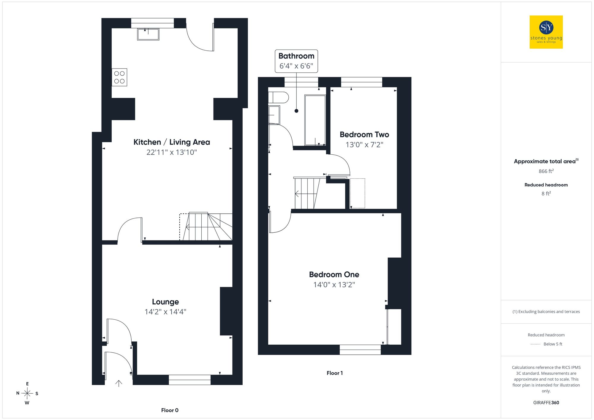 2 Victoria Terrace, Blackburn floorplan