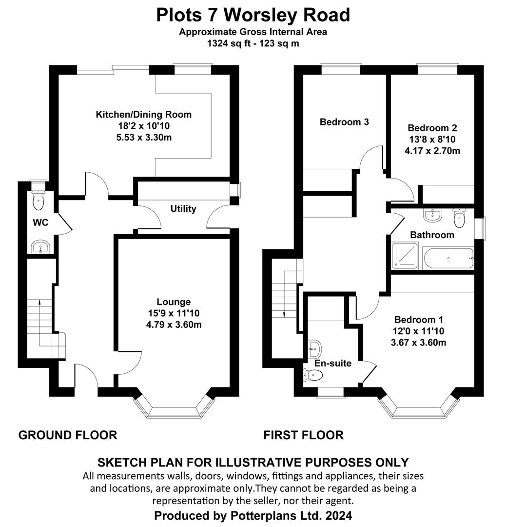 Plot 7, Westbrook Lane Development, Gurnard floorplan