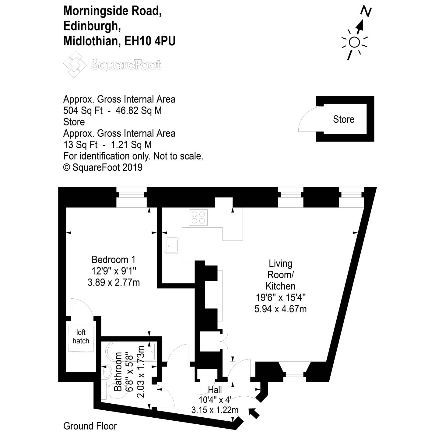 1 Bedrooms Cottage for sale in 172A Morningside Road, Morningside EH10