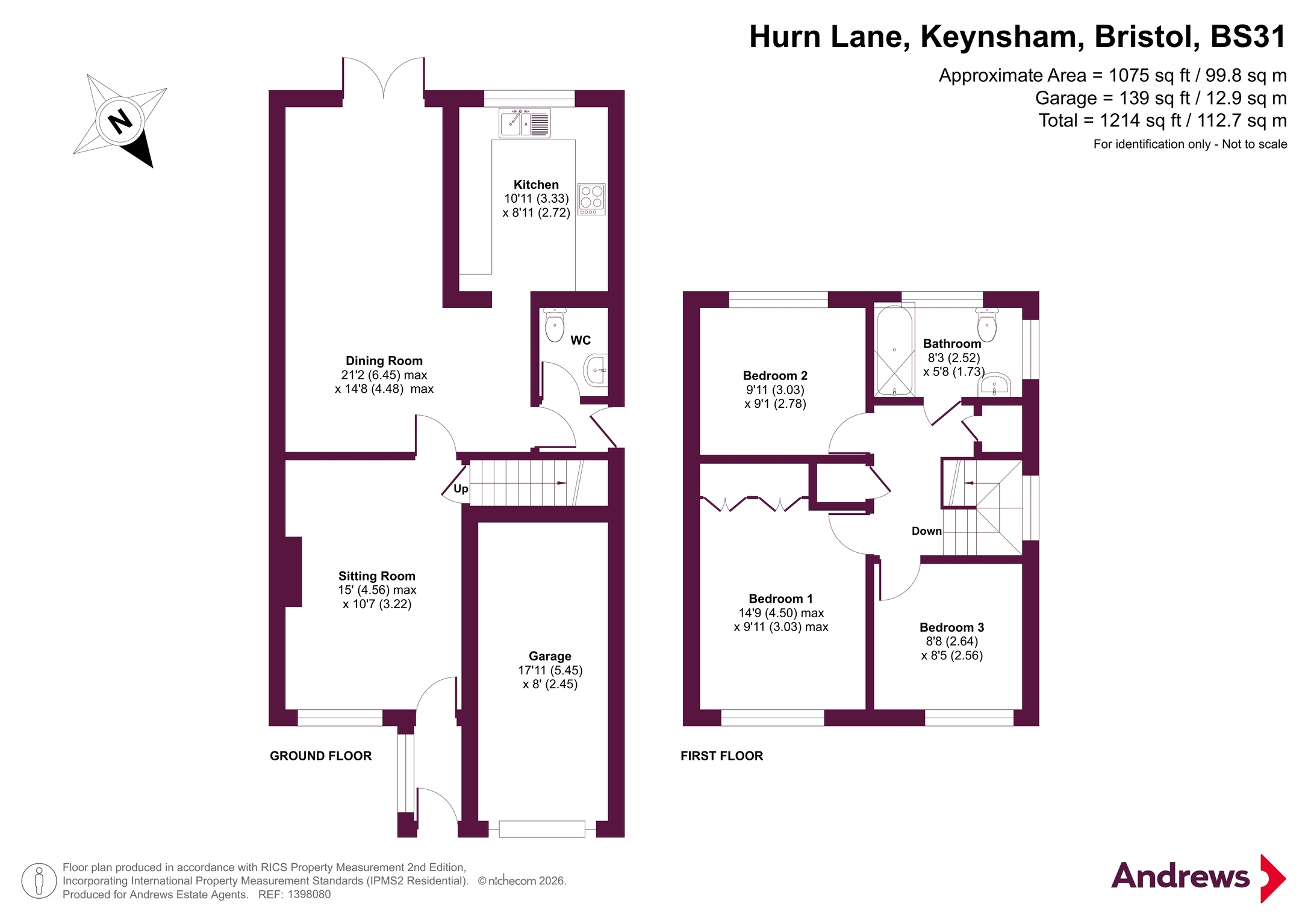 56, Hurn Lane, Bristol floorplan