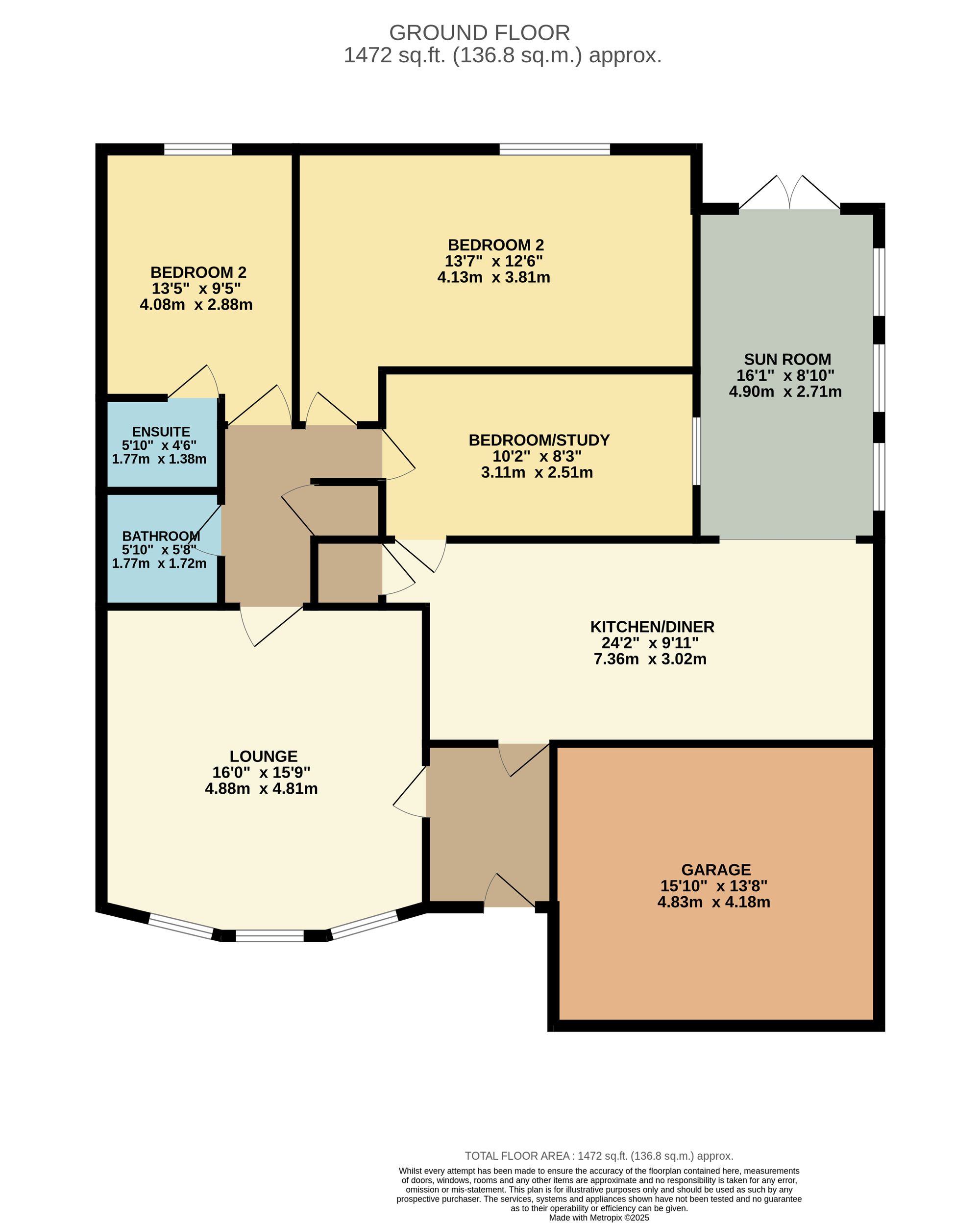10 Rothbury Close, Bury floorplan
