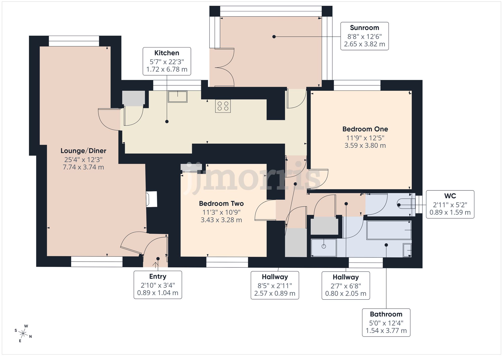 2 Glanafon Cottages Fishguard Road, Haverfordwest floorplan