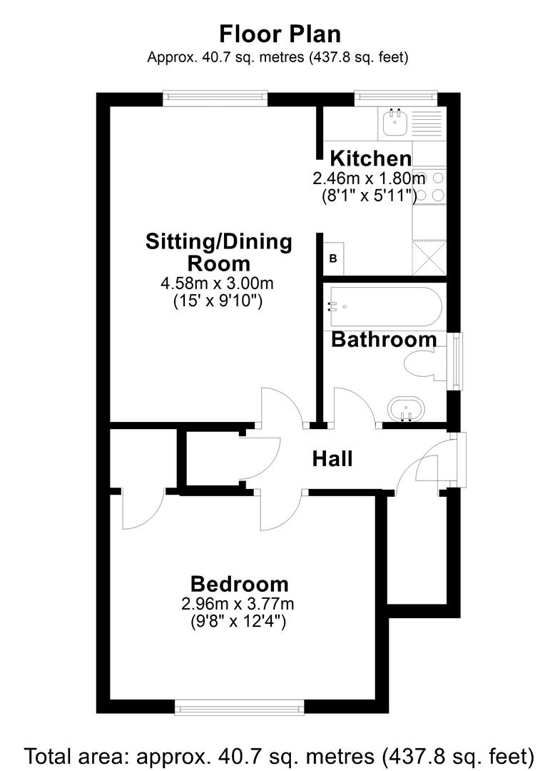 5, Ham Court, Shaftesbury Road, Gillingham floorplan