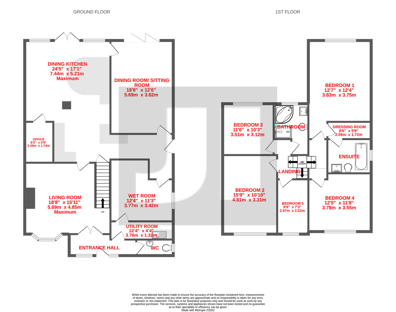 39, Southway, Bingley floorplan