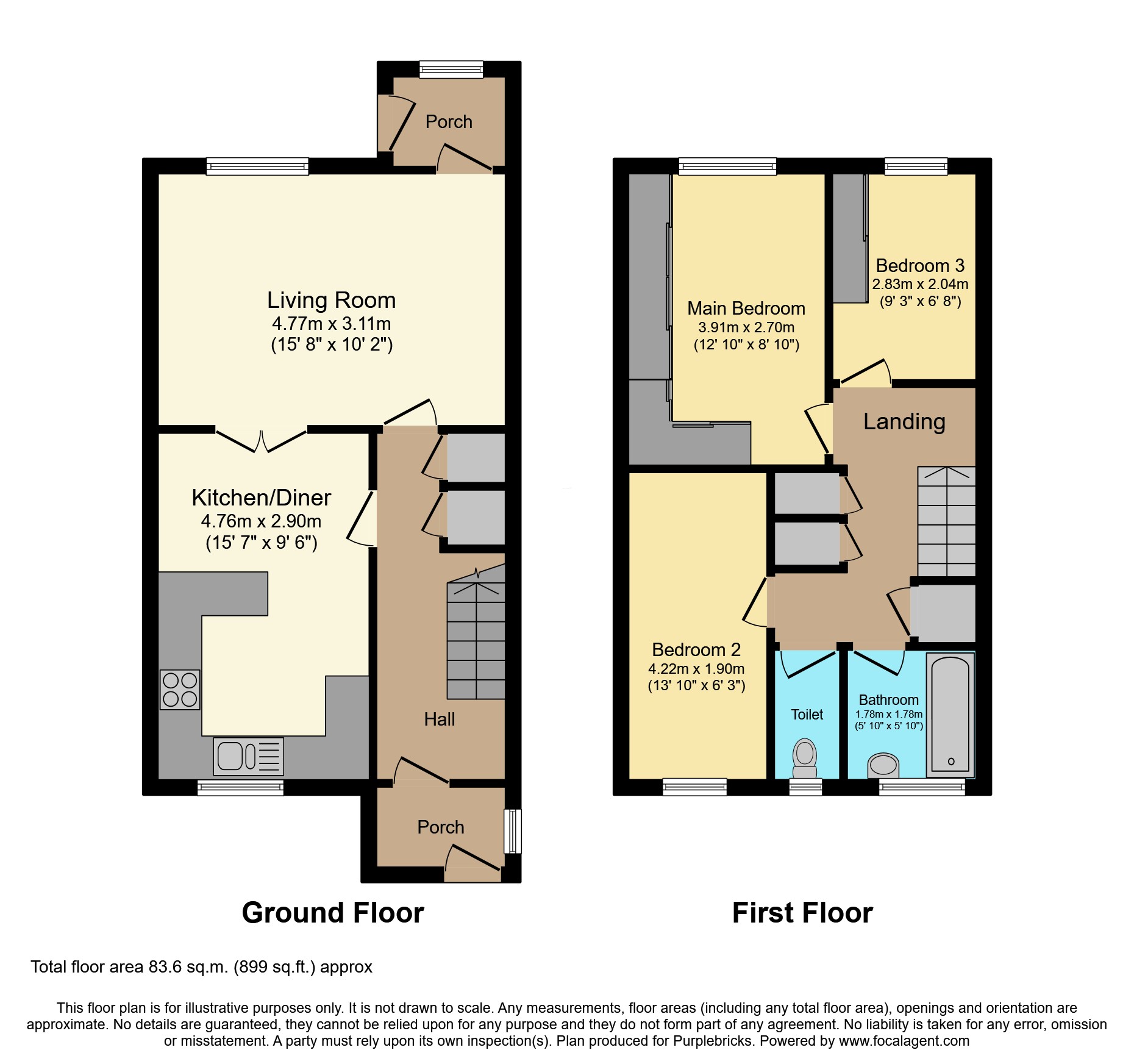 10, Peatfield Avenue, Manchester floorplan