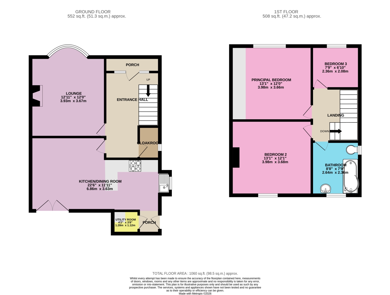 12, Mitten Avenue, Goole floorplan
