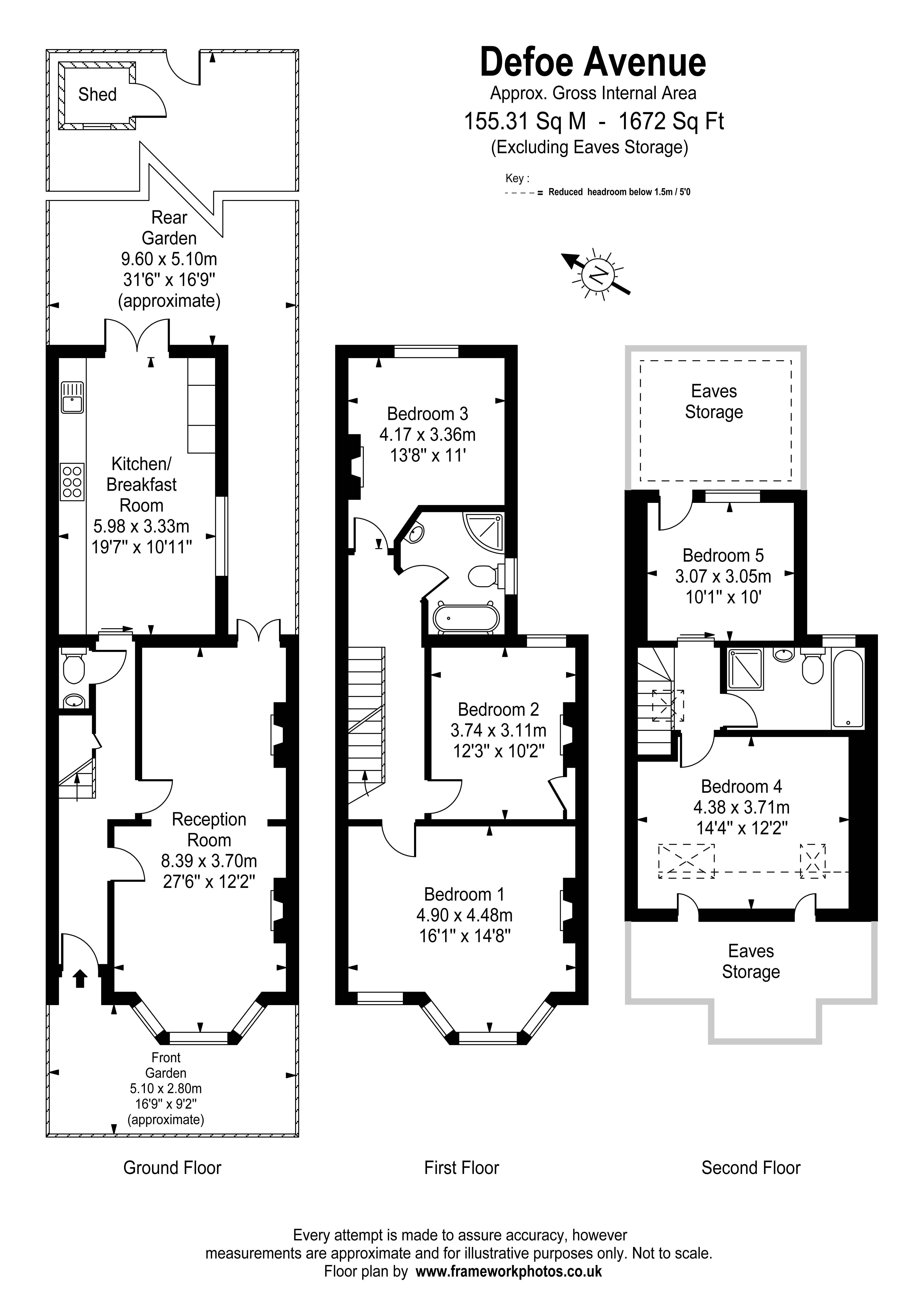 42, Defoe Avenue, Surrey floorplan