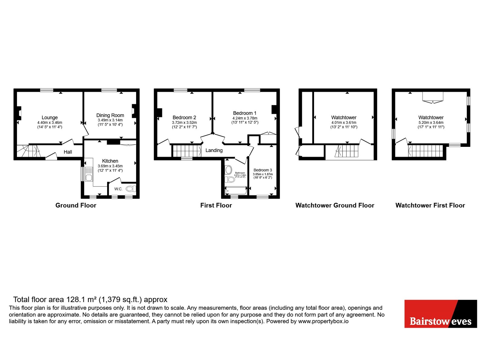 1 Coastguard Cottage,, Drove Road, Boston floorplan