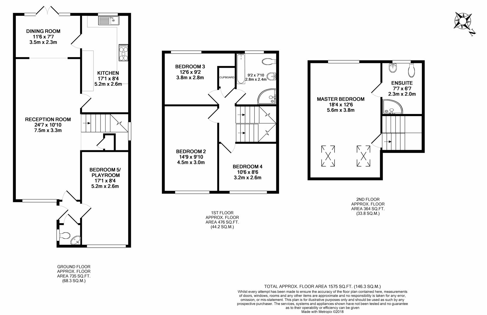 4 Bedrooms Detached house to rent in Stanborough Avenue, Borehamwood WD6