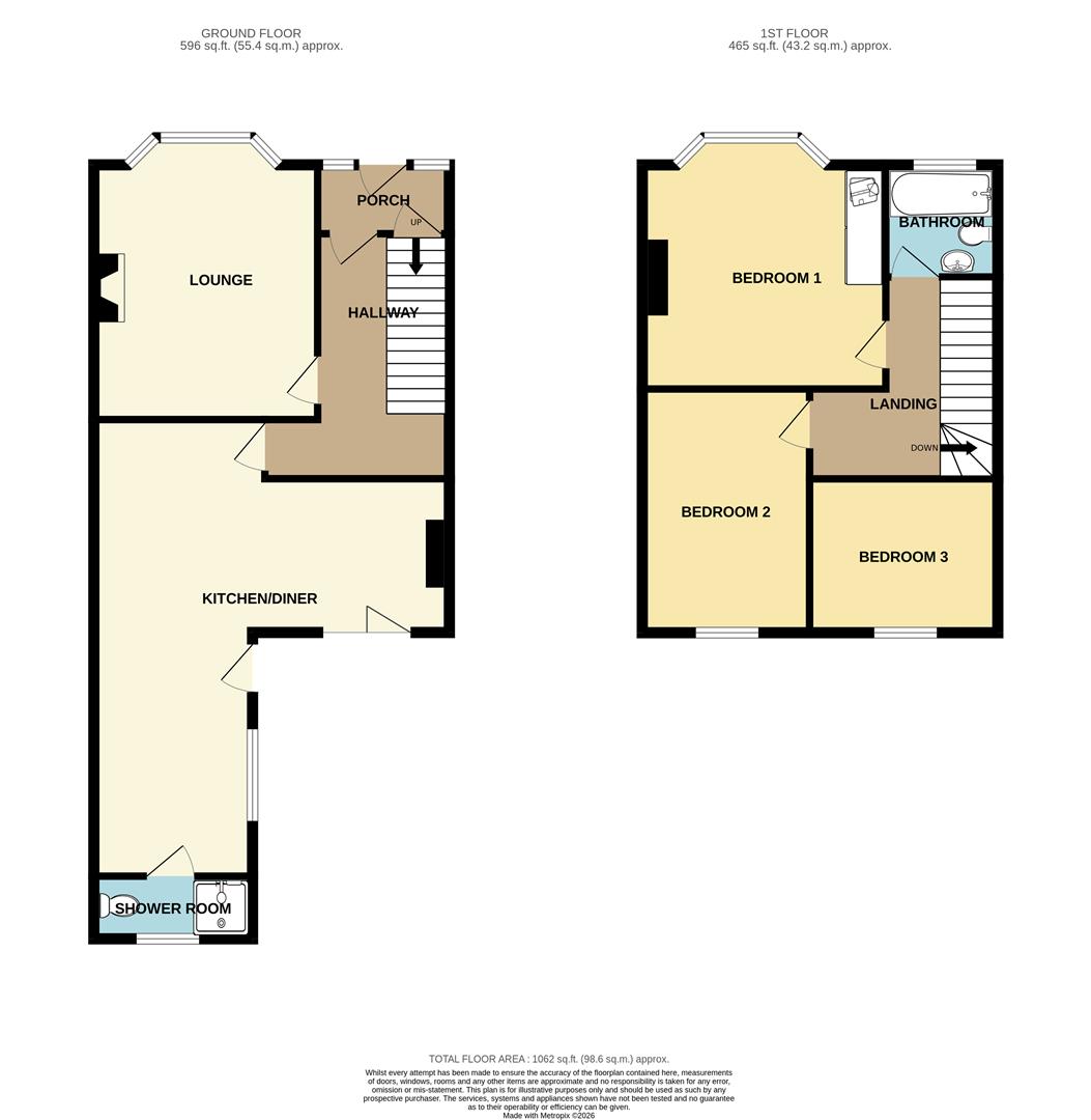 24, Cassiobury Road, Weymouth floorplan