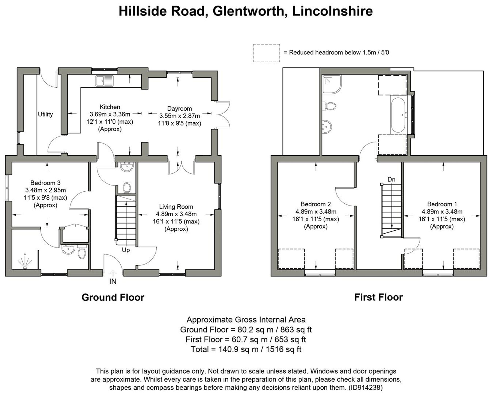 Hillside Road, Glentworth DN21, 3 bedroom detached house for sale