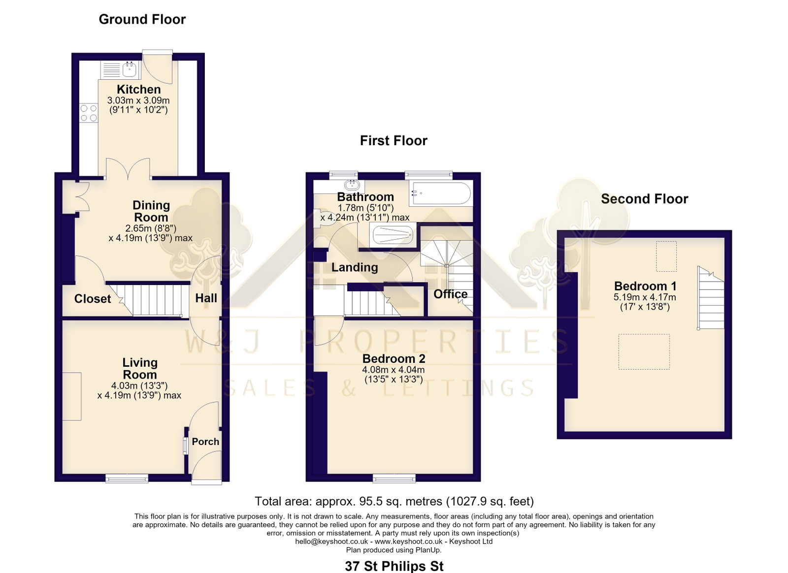 37, St. Philips Street, Blackburn floorplan