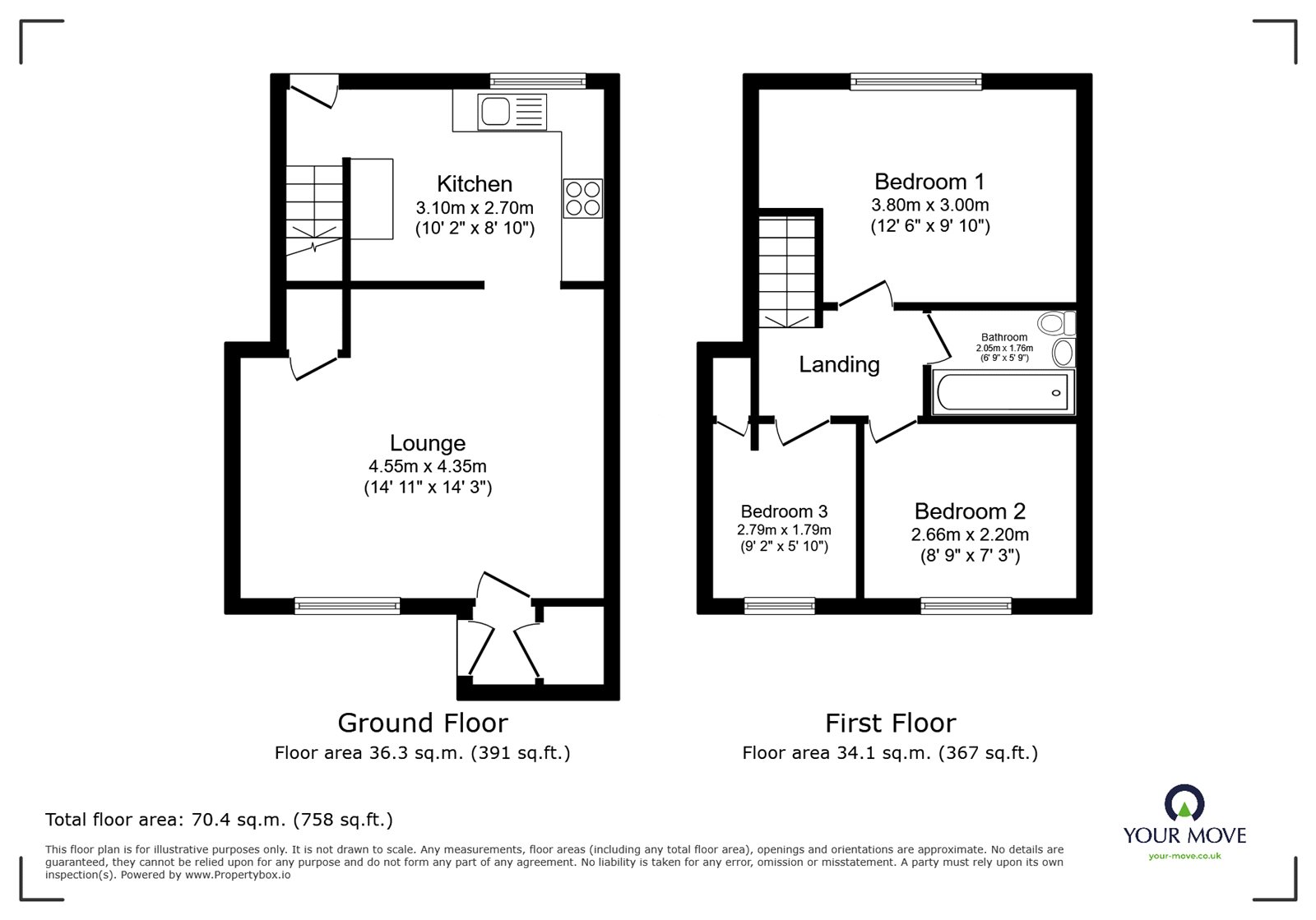 130, Hereford Close, Leicester floorplan