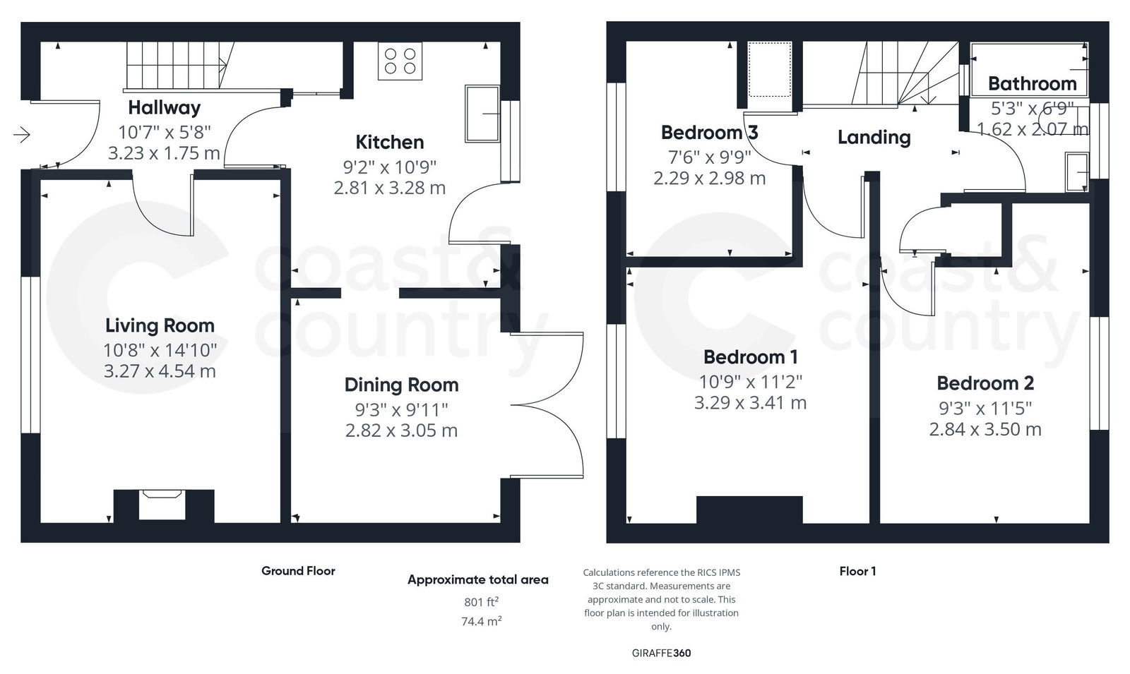 45, Oakland Road, Newton Abbot floorplan