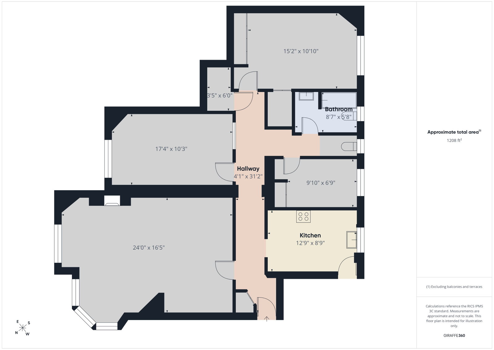 Vernon Court,Flat 11, Hendon Way, London floorplan