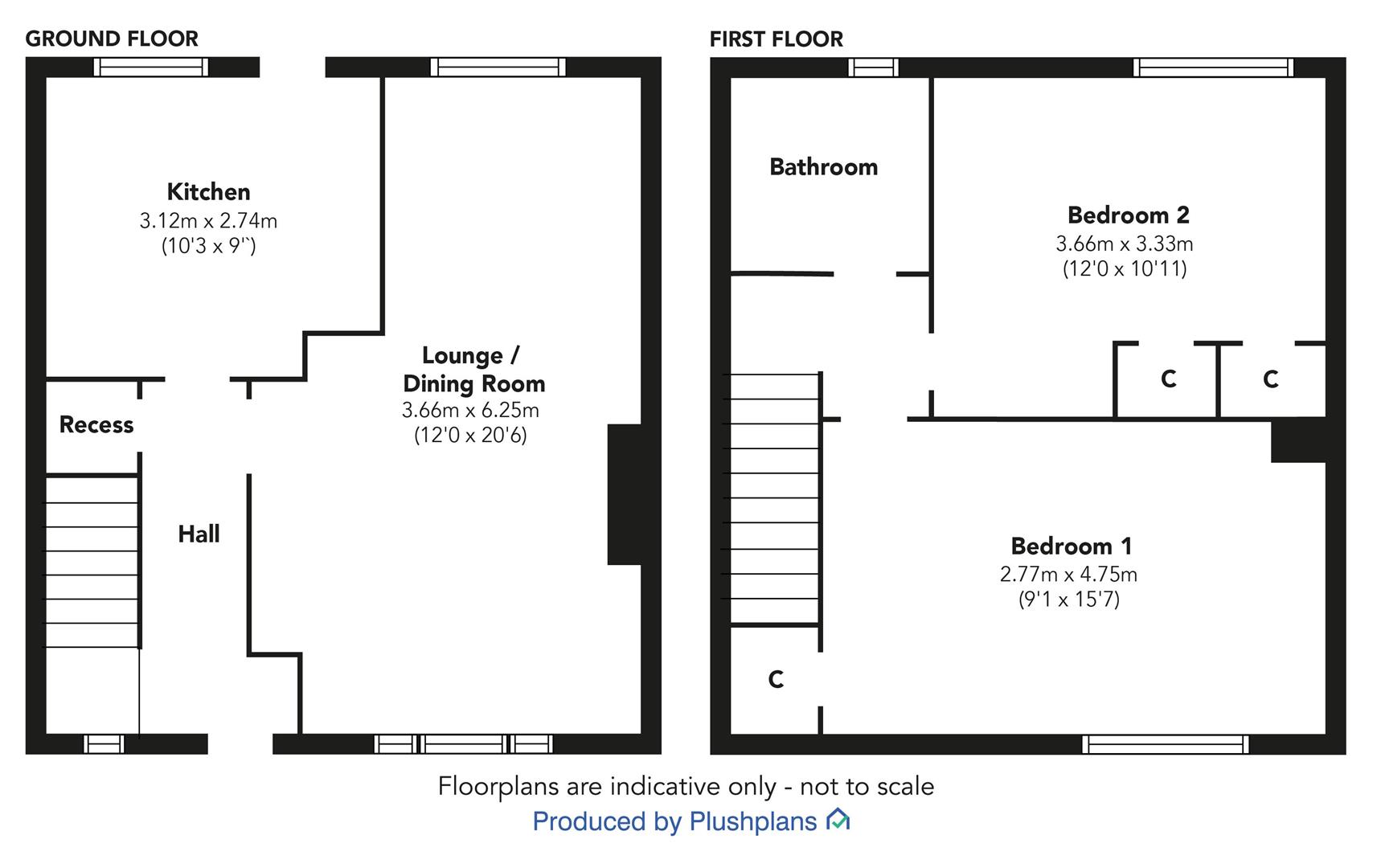Kirn Drive, Gourock PA19, 2 bedroom semidetached house for sale
