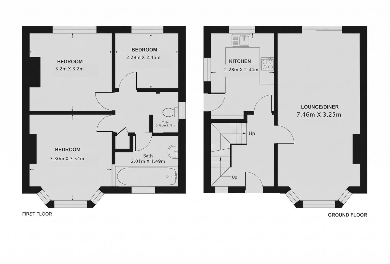 13, Georges Close, Orpington floorplan