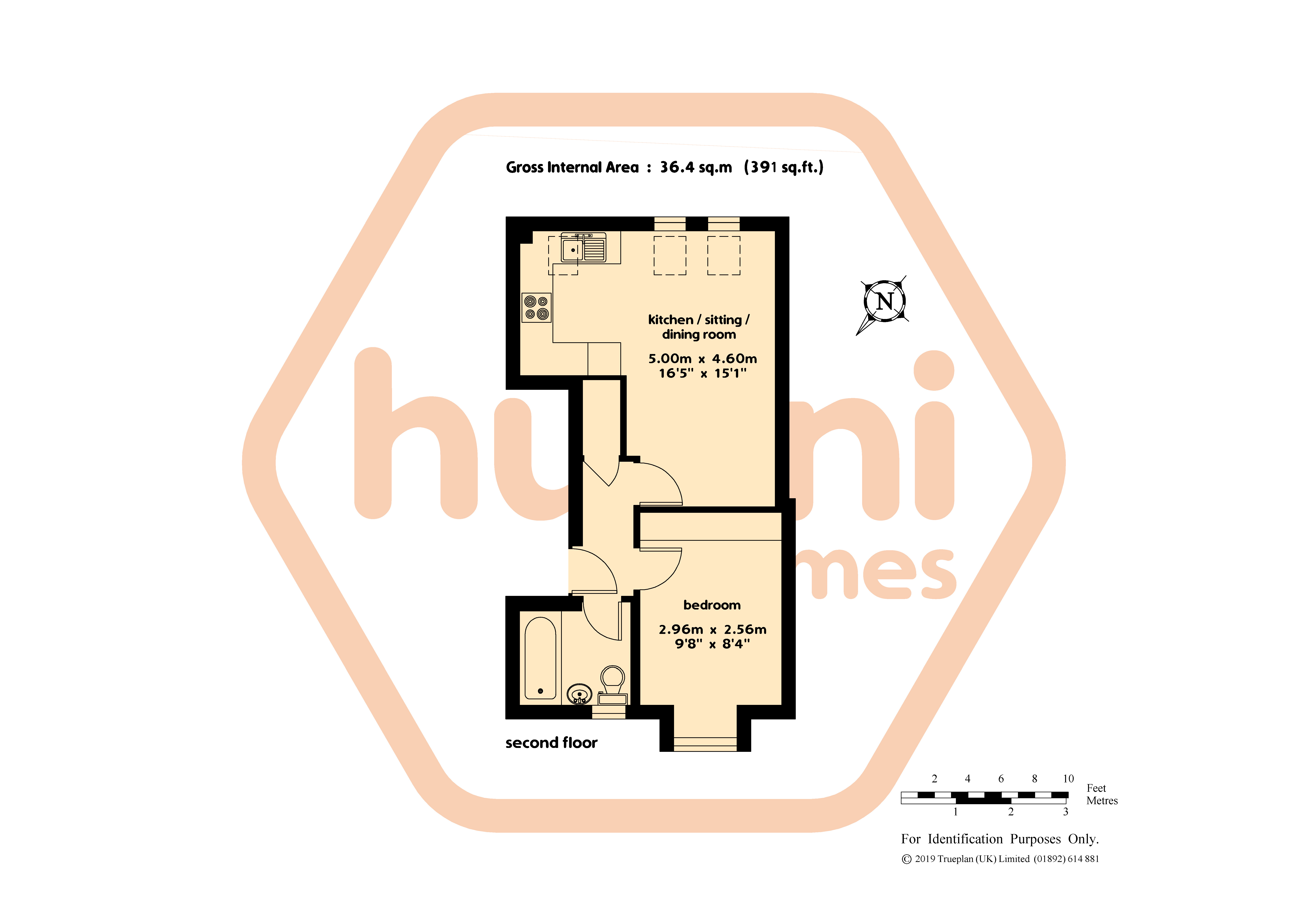 1 Bedrooms Flat for sale in Dorchester House, Hasletts Close, Tunbridge Wells, Kent TN1