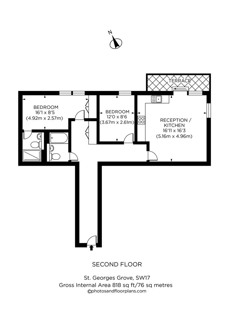 St. Georges Grove, London SW17 floorplan
