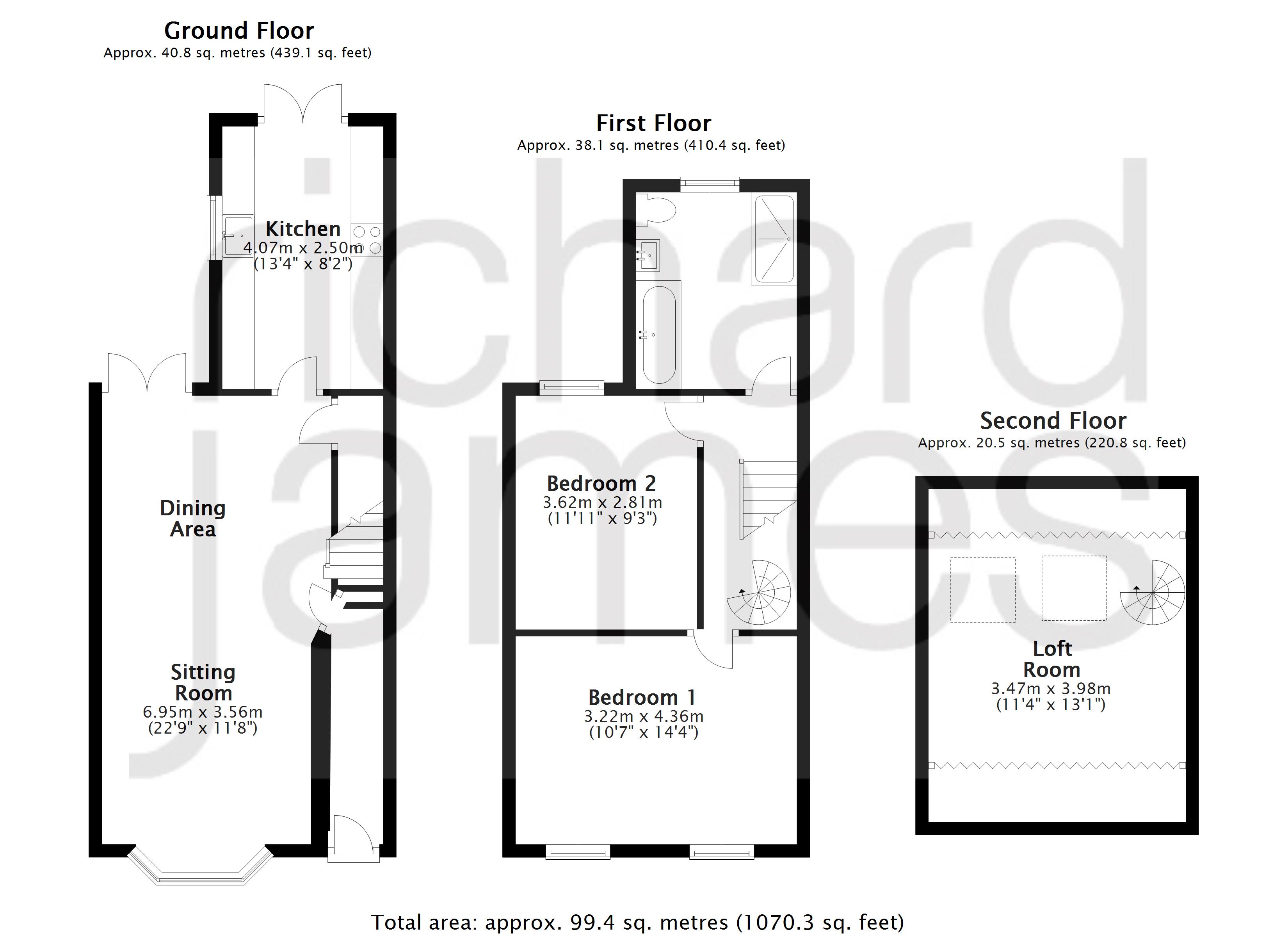 2 Bedrooms Terraced house for sale in Springfield Road, Old Town, Swindon, Wiltshire SN1