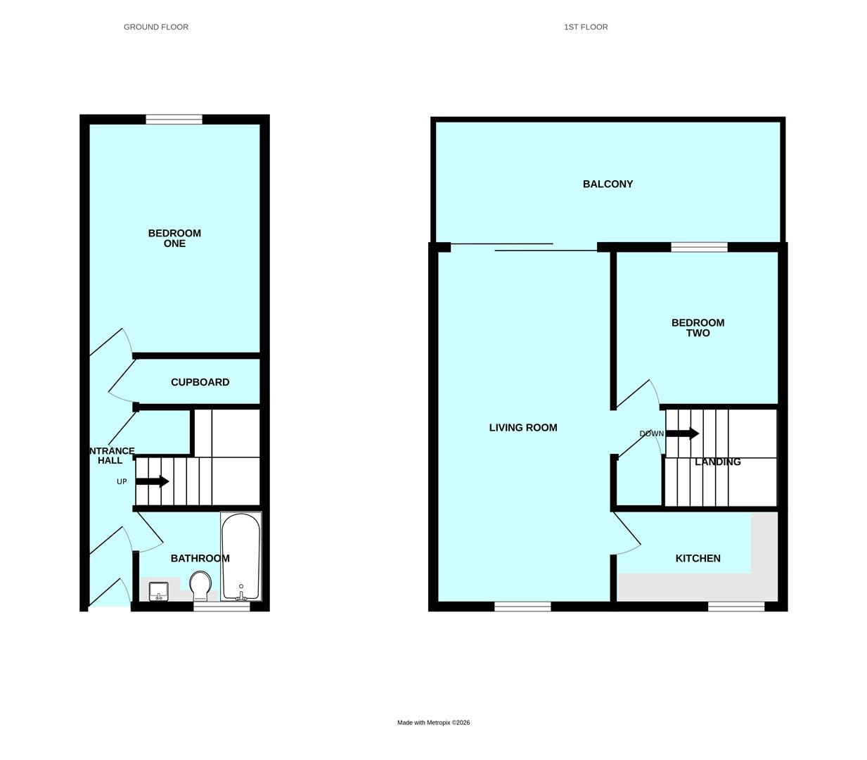 43, Jackson Close, Plymouth floorplan