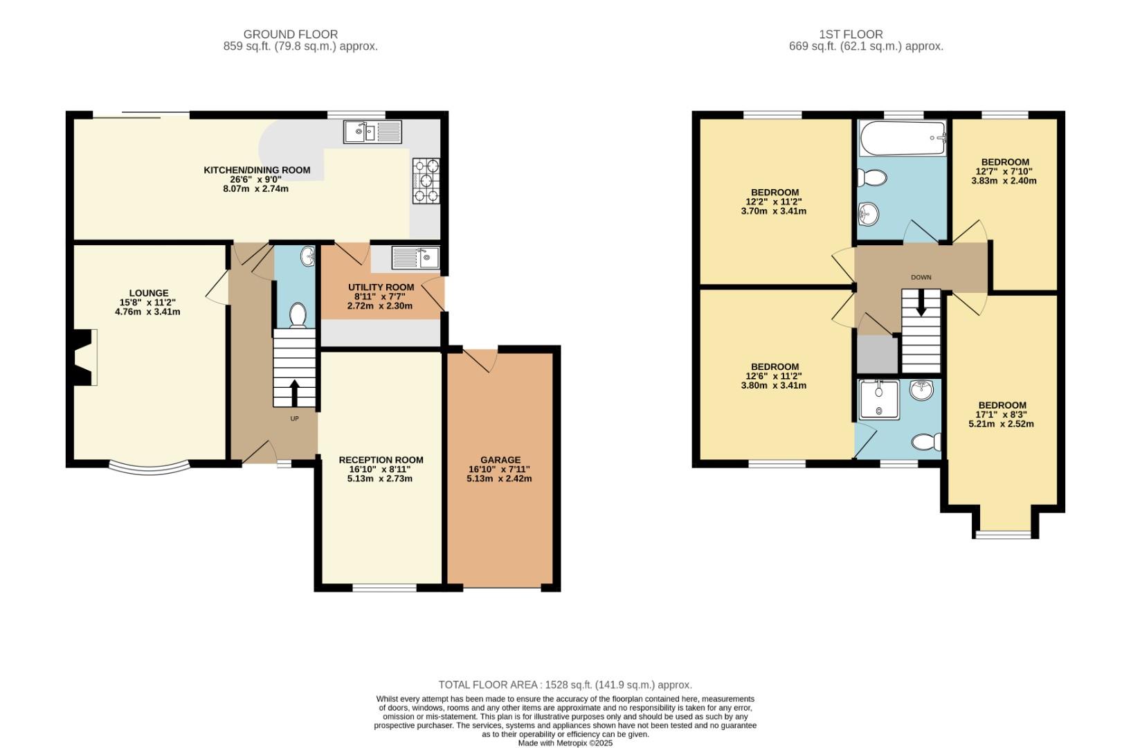 97, High Street, Eaton Bray floorplan