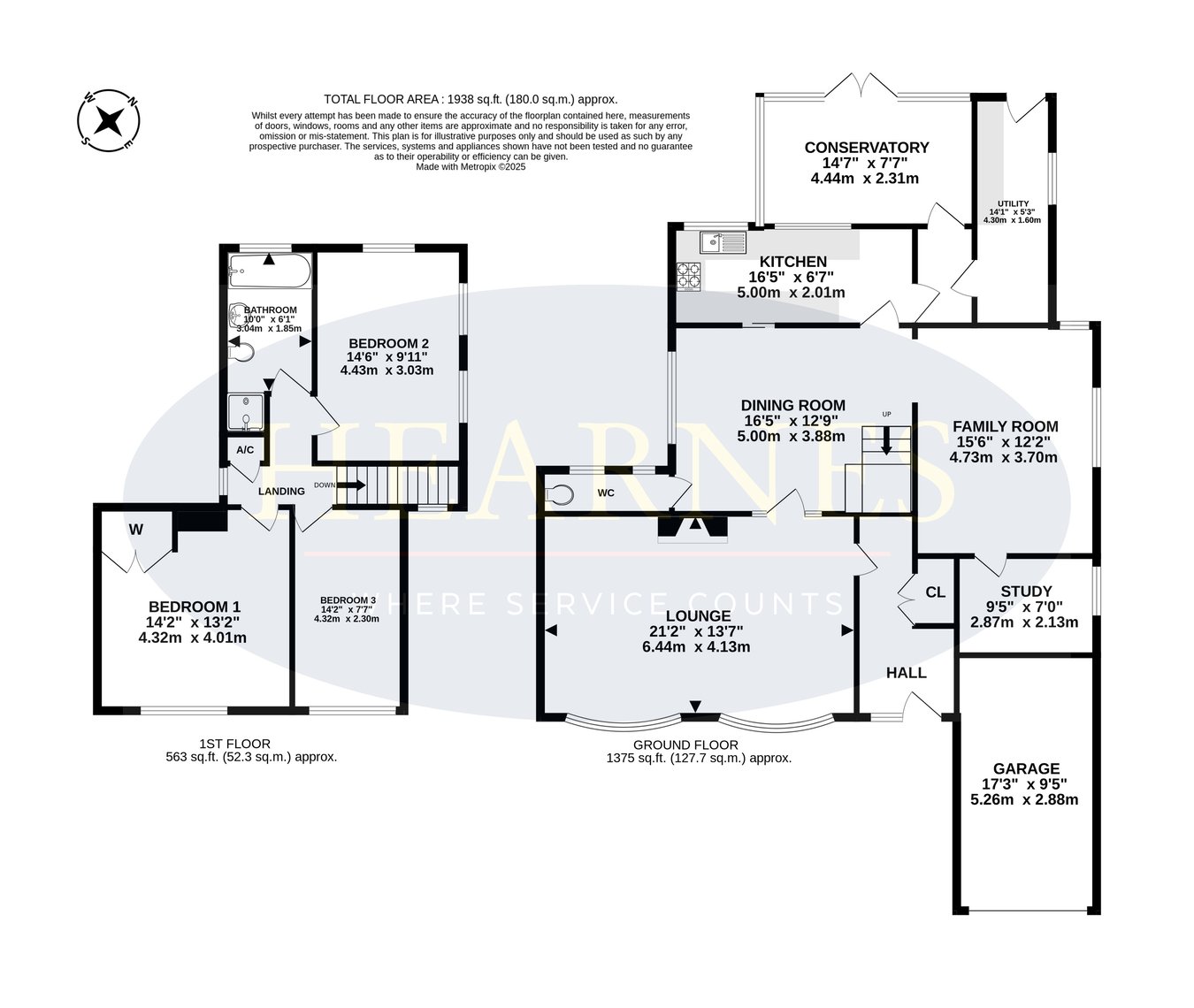 421, Ringwood Road, Ferndown floorplan