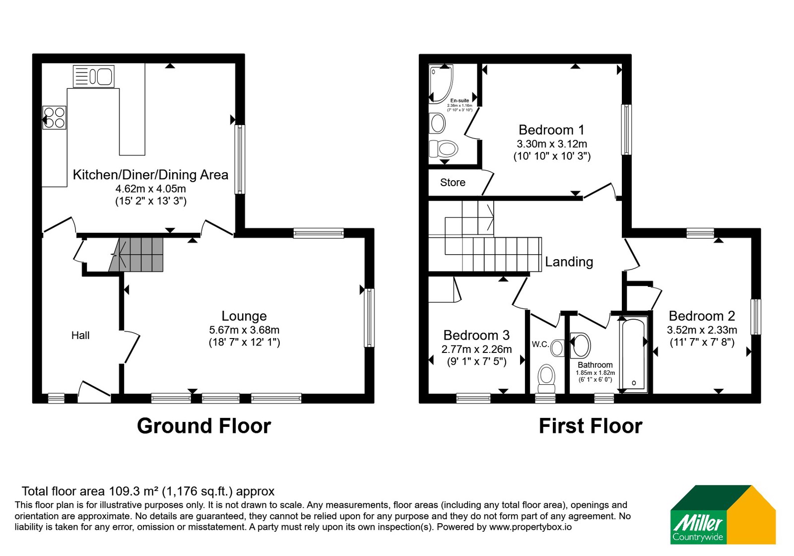 Flat E, Chyanhall,, Trythogga, Penzance floorplan