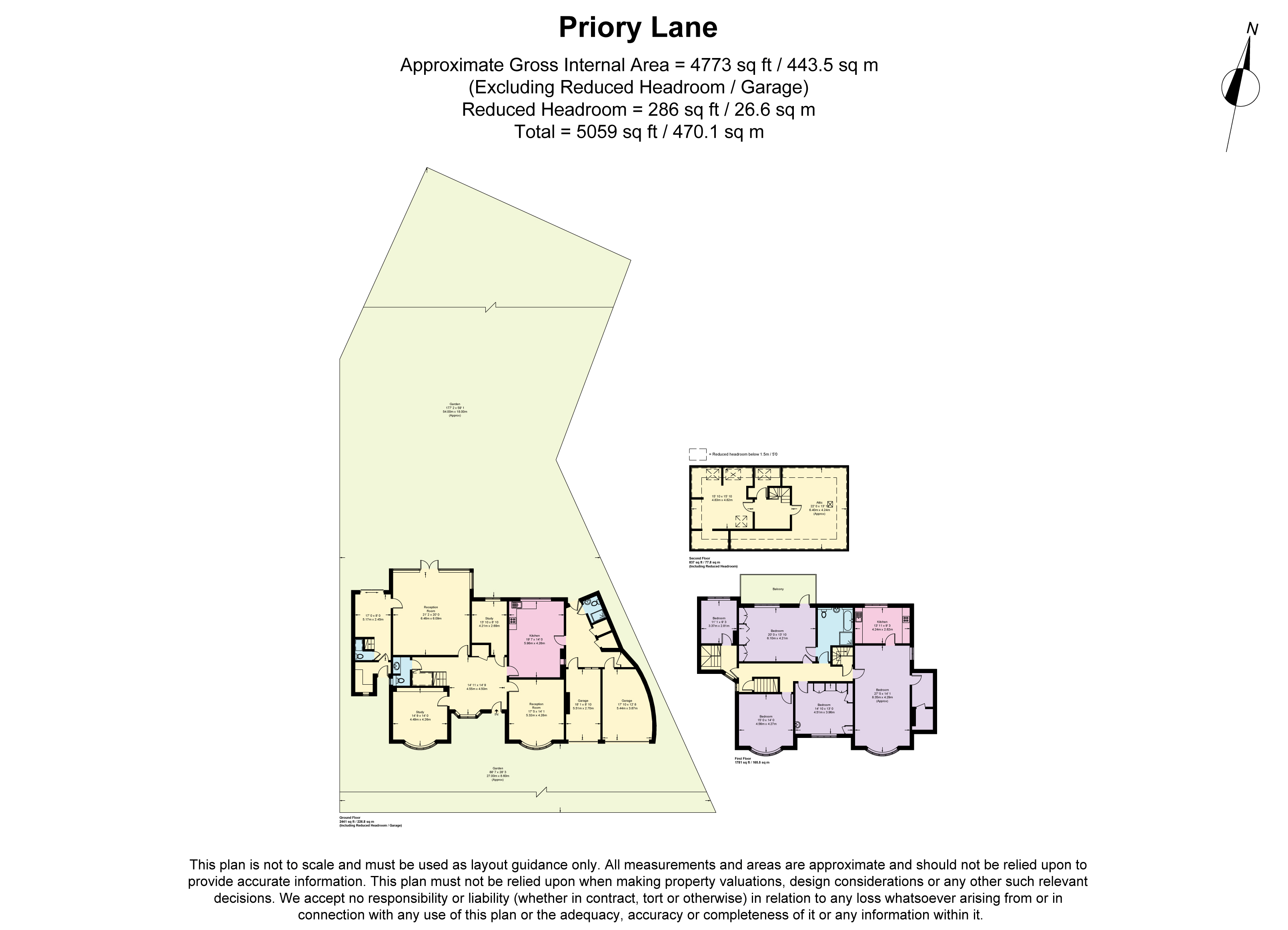 138, Priory Lane, London floorplan