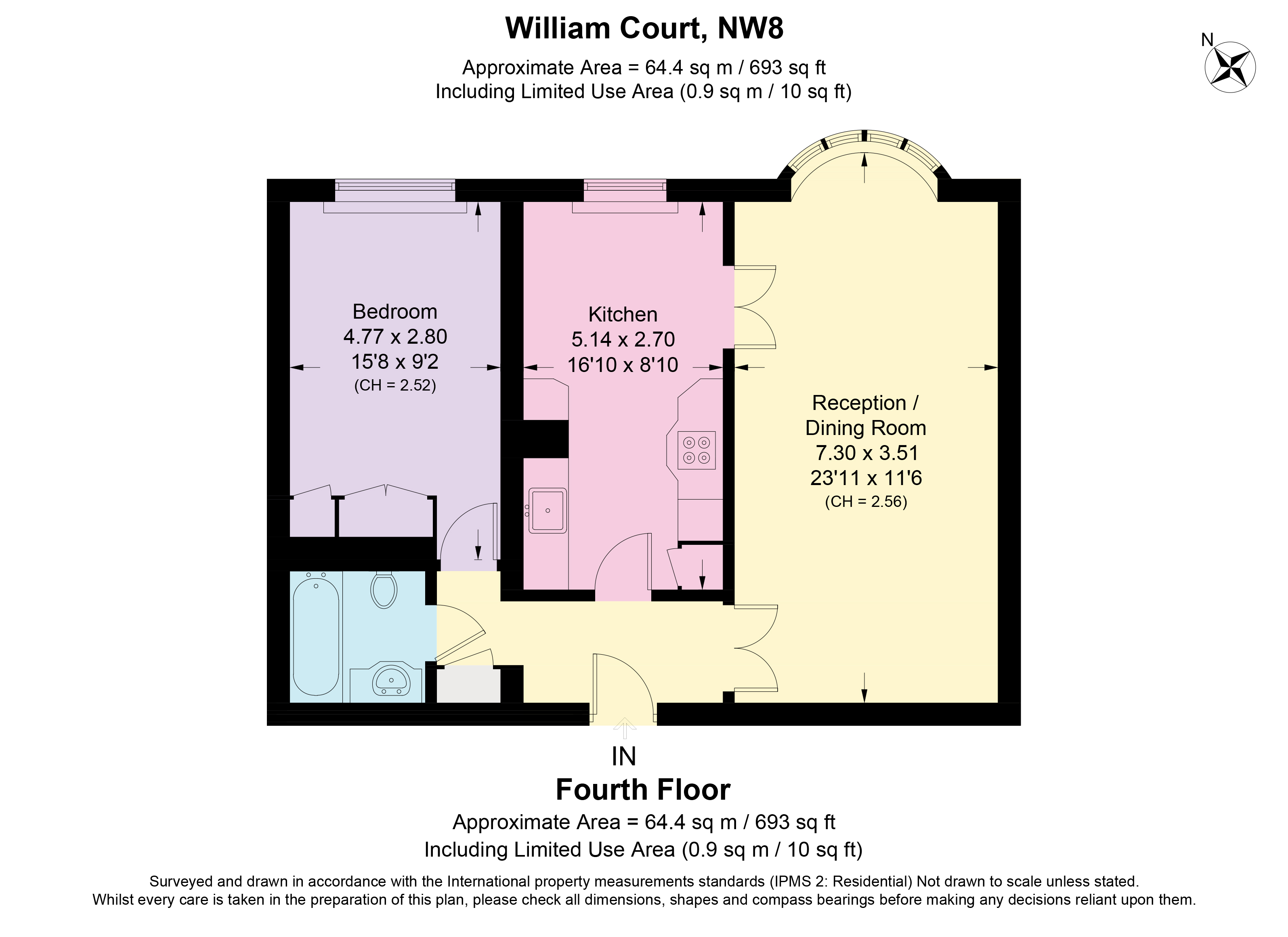 William Court, London floorplan