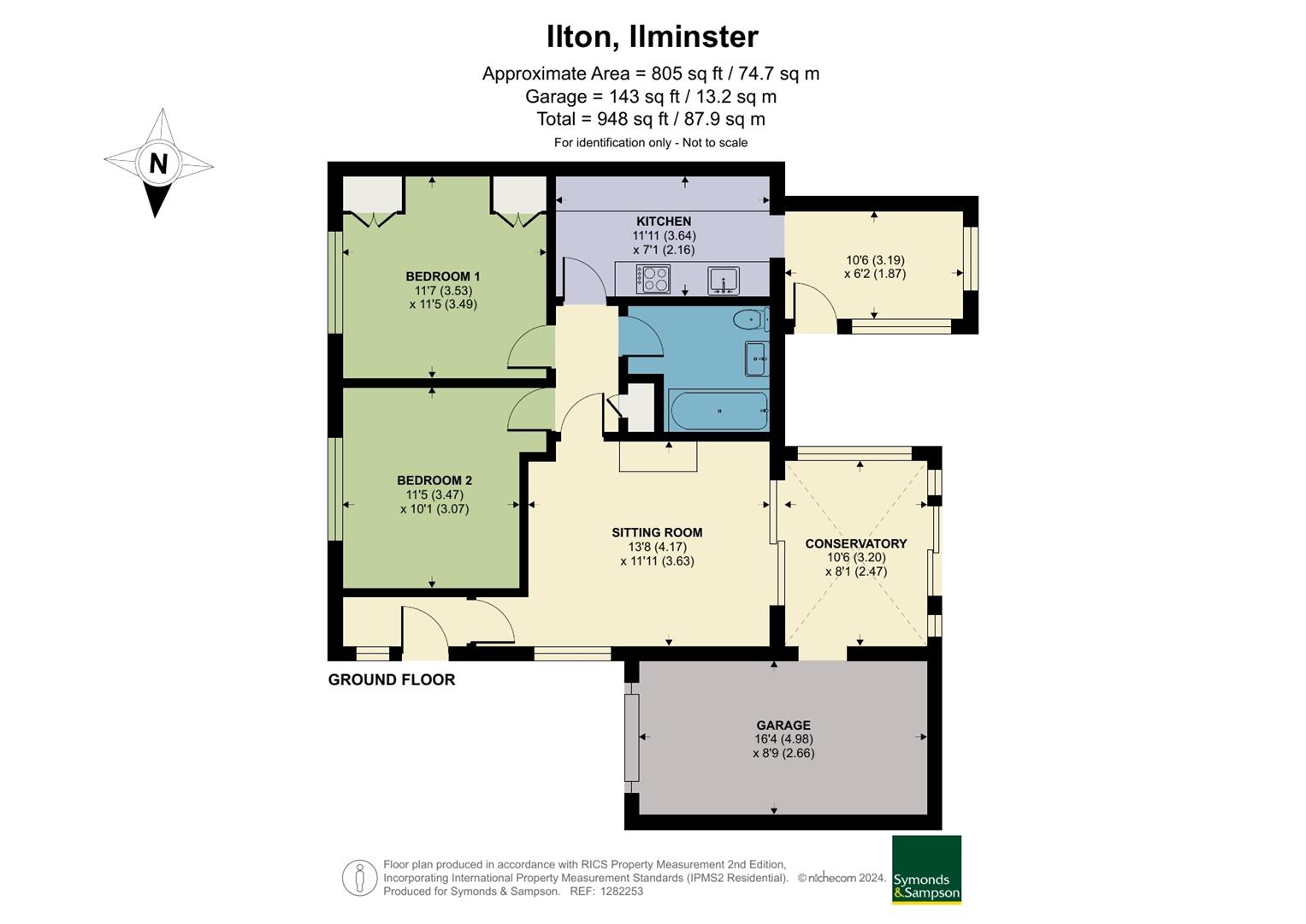 6, Kings Lear, Ilminster floorplan