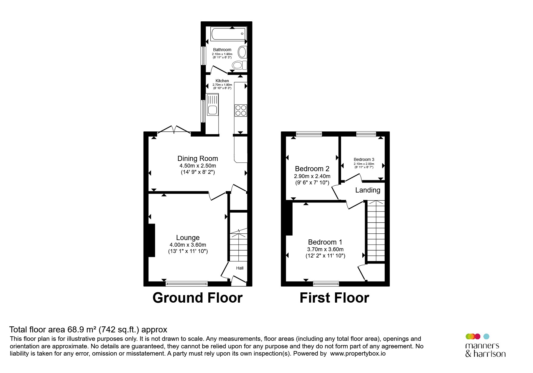 25, Bright Street, Hartlepool floorplan