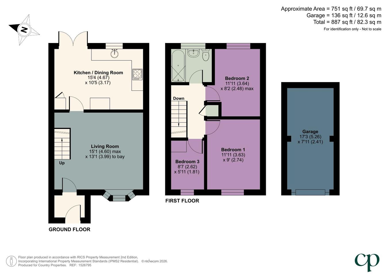 54, Eagle Drive, Flitwick floorplan
