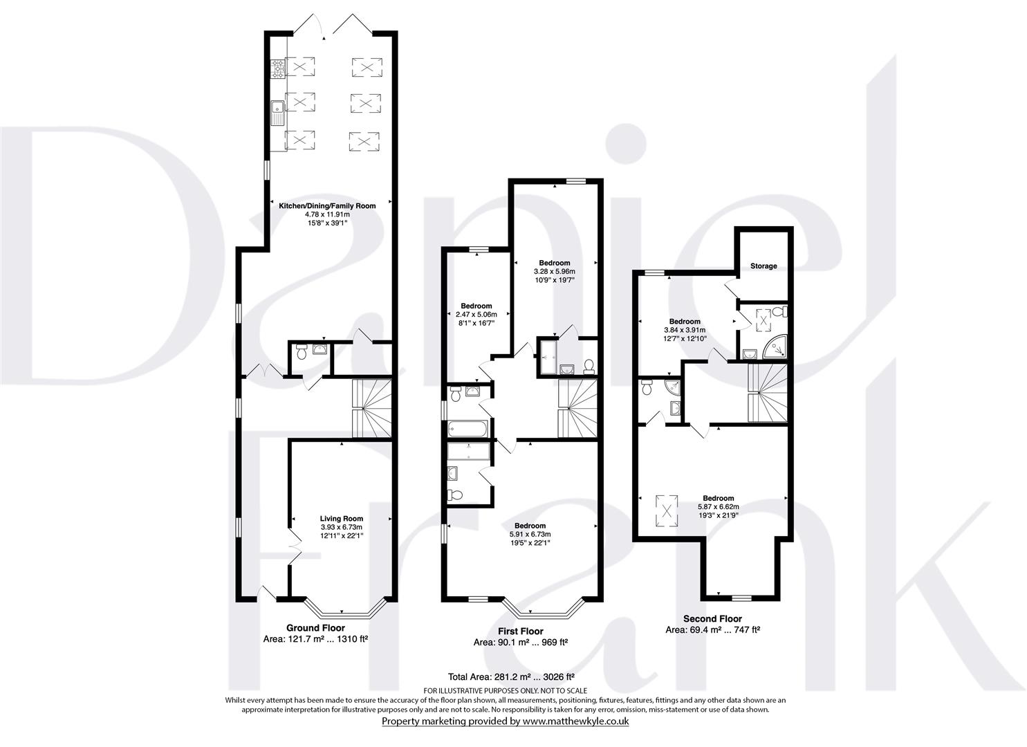 91, Queens Road, Buckhurst Hill floorplan