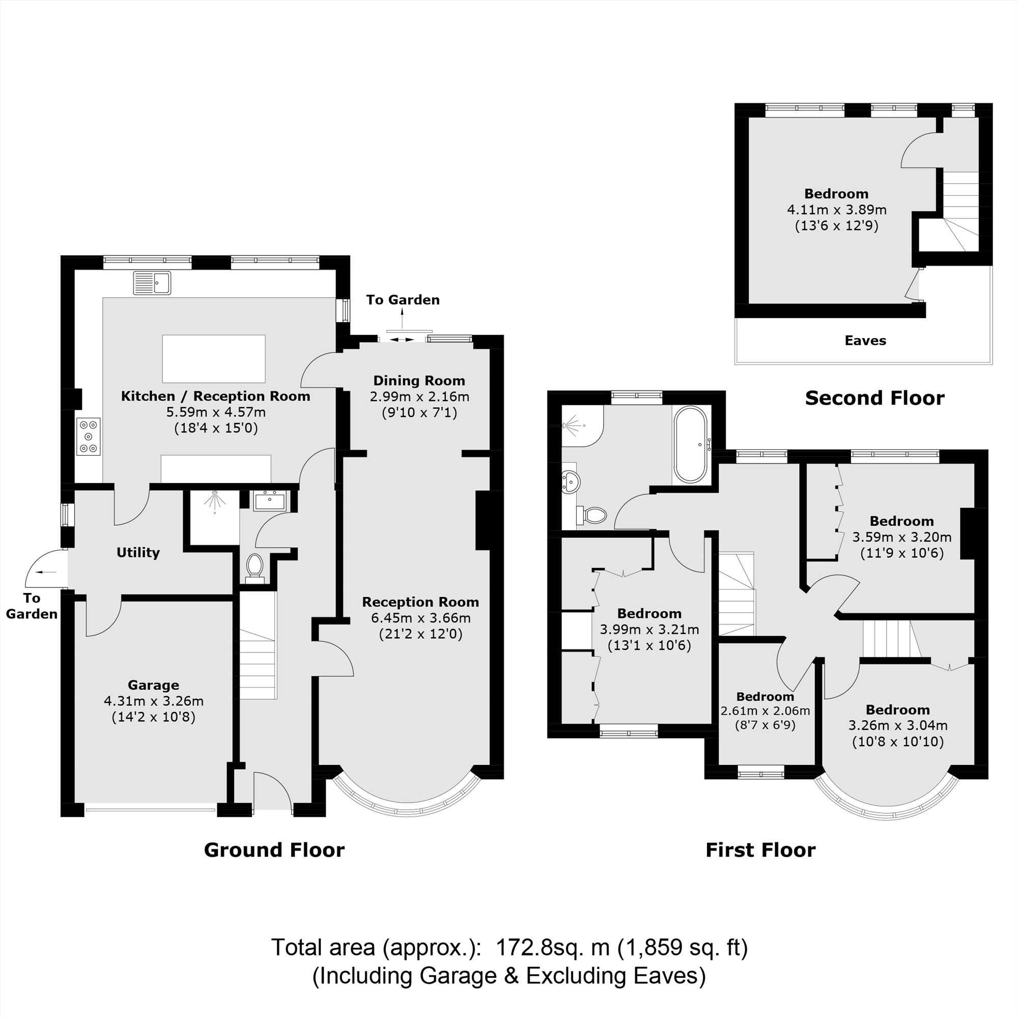 20, Redfern Avenue, Hounslow floorplan