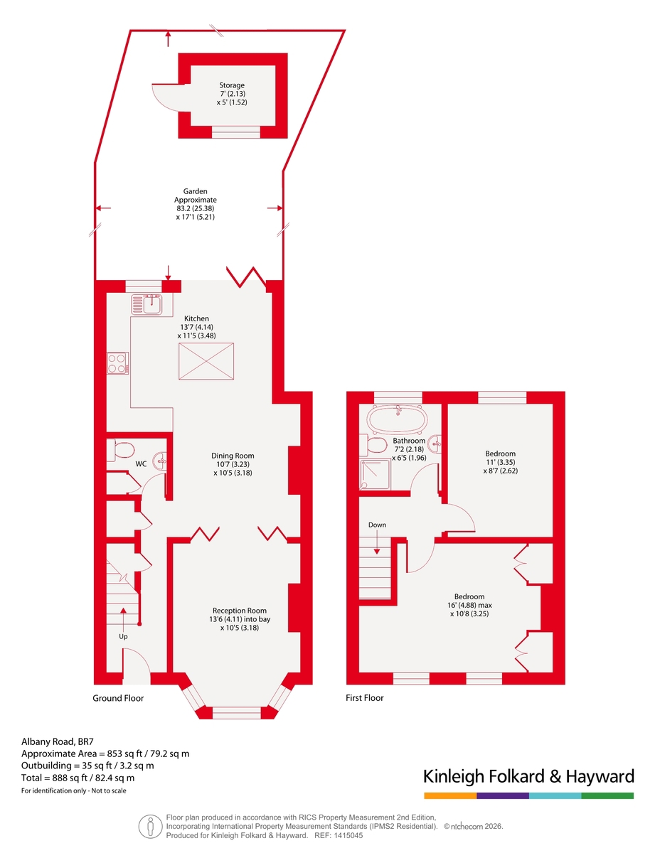69, Albany Road, Kent floorplan