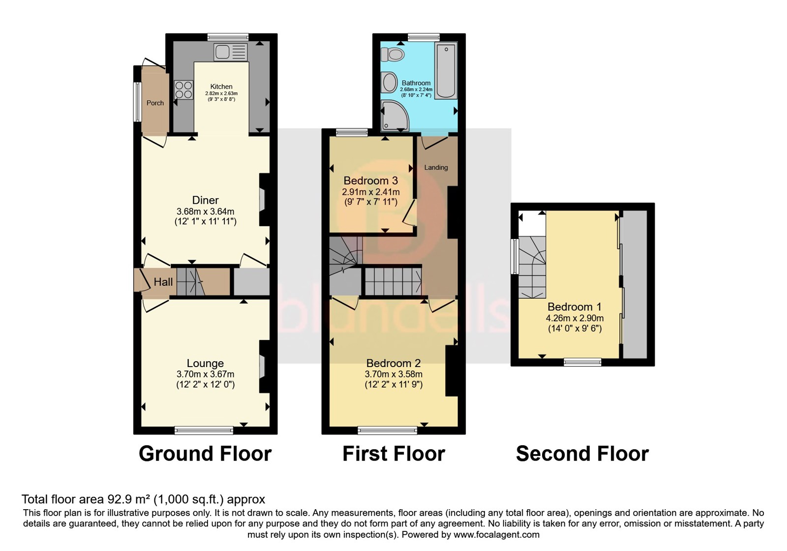 89, The Common, Sheffield floorplan