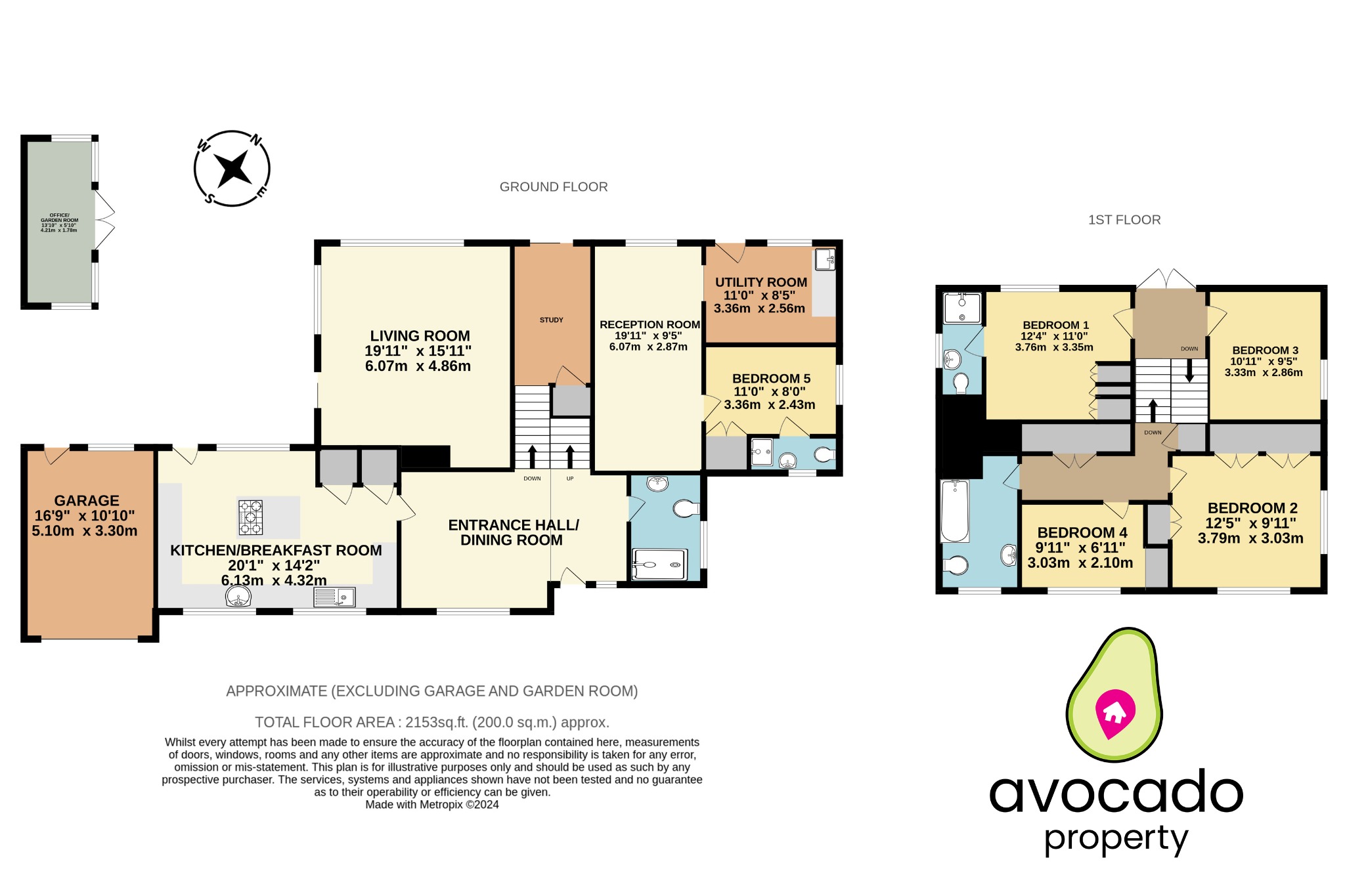 4, Sheep Walk, Reading floorplan